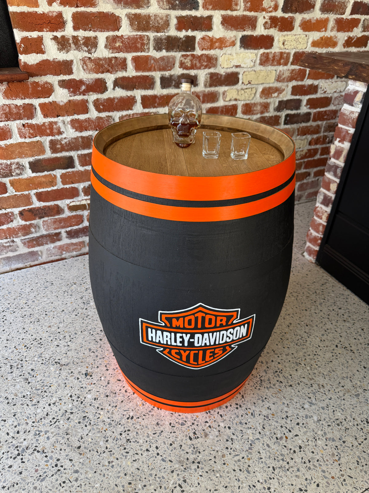 Harley barrel